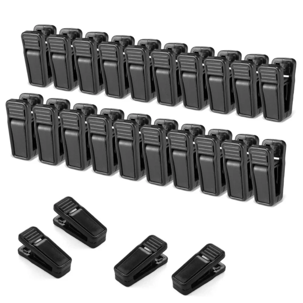 Set/24 Flat Thin Felt Velvet Hanger Clips for Pants and Skirts